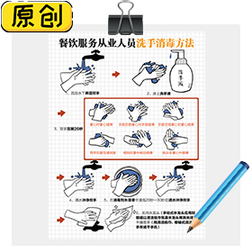 餐饮服务从业人员洗手消毒方法 (1)